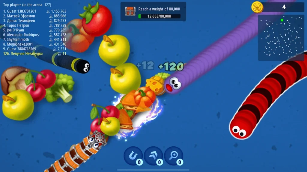 Worm zone.io Mod Apk unlimited Money