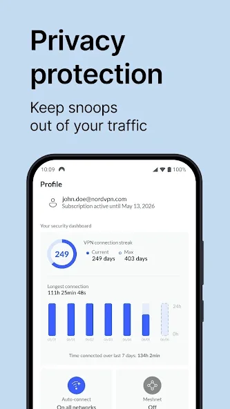 NordVPN Mod APK Privacy protection